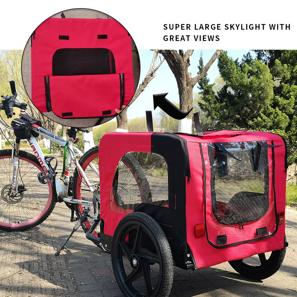 Dog Bike Trailer 2-in-1 Dog Stroller U350