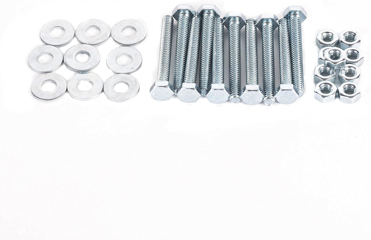 Galvanized Hex Head Bolts Nuts Washers 10 Pack A921