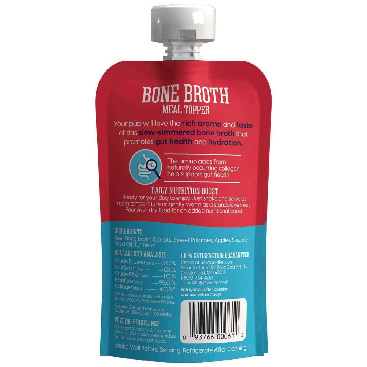 Beef Bone Broth with Turmeric Dog Food Topper X594364