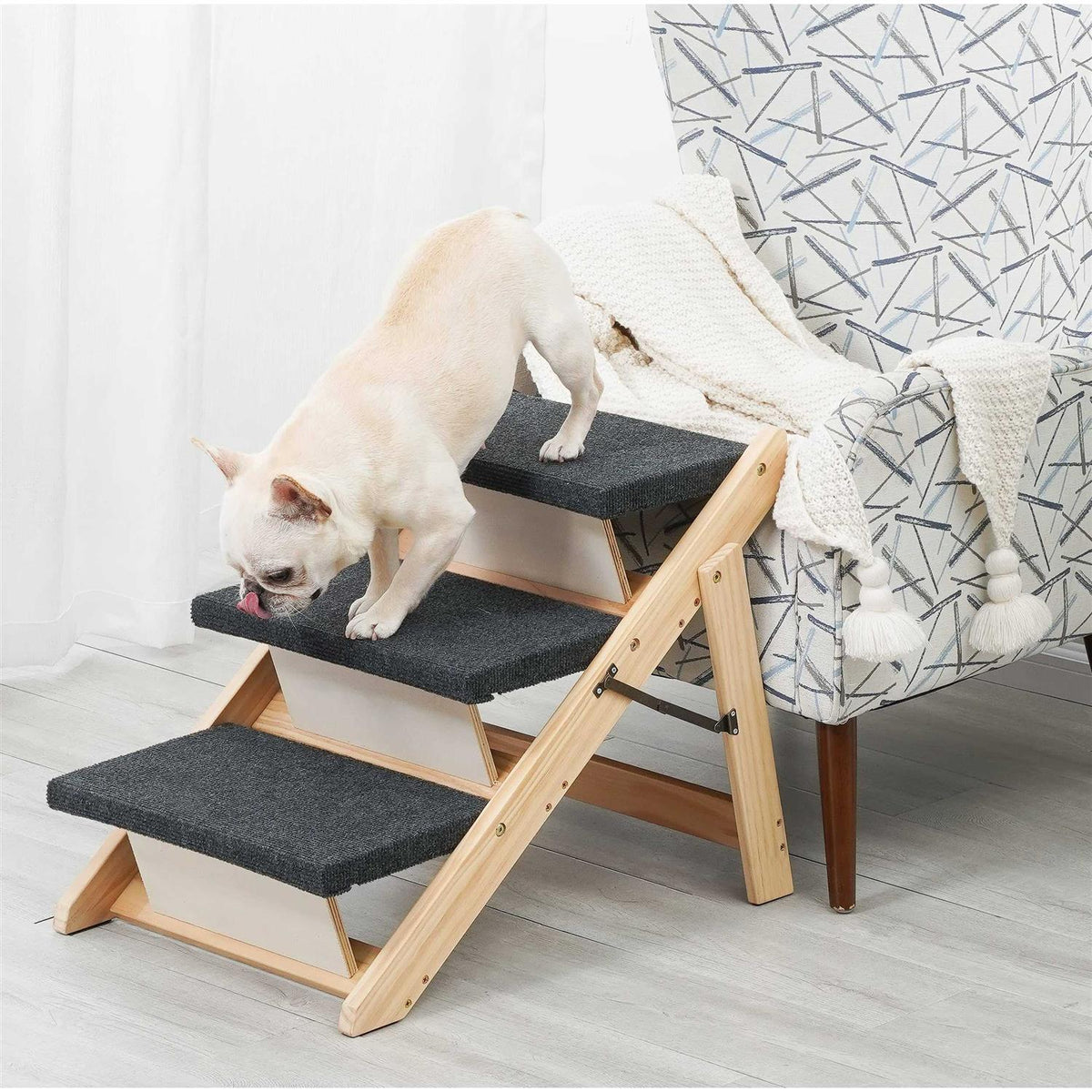 Wooden Pet Stairs H7568