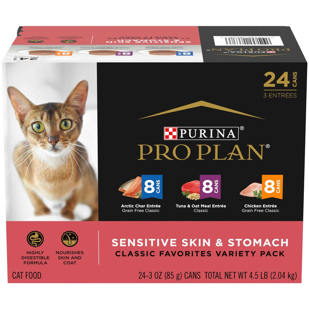 Sensitive Skin and Stomach Wet Cat Food Variety Pack G346
