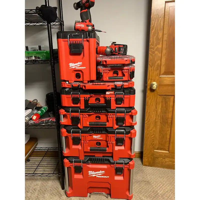 10 in. Compact Portable Tool Box with Adjustable Dividers Y97944