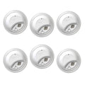 Hardwired Smoke Alarm with Battery Backup 6 Pack C811