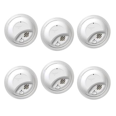 Hardwired Smoke Alarm with Battery Backup 6 Pack C811