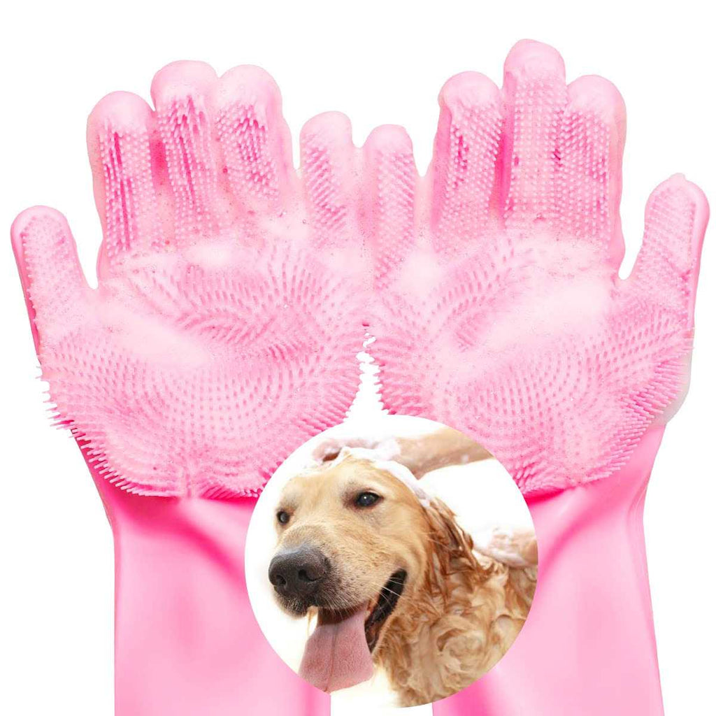 Pet Grooming Gloves J379196