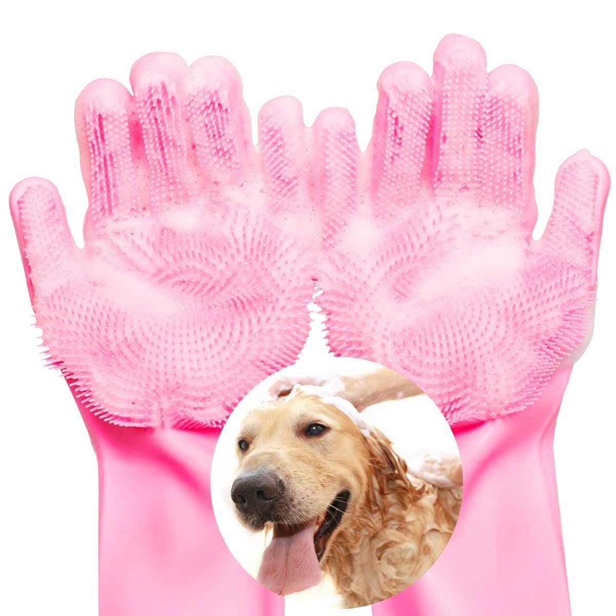 Pet Grooming Gloves J379196