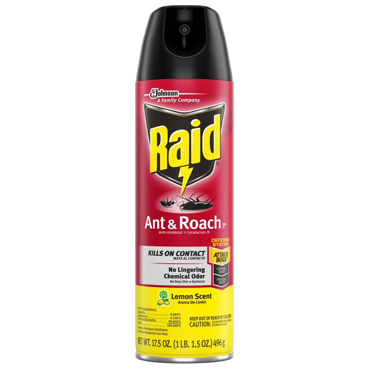 Ant & Roach Killer Lemon Fresh Scent 17.5 oz H8284