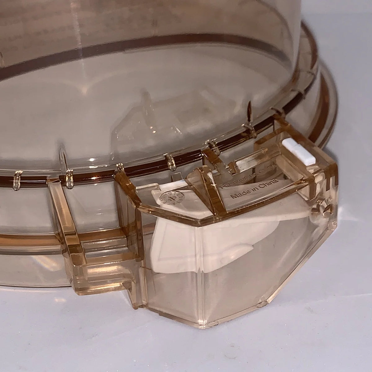 Cover w/ Large Feed Tube (Amber) A543