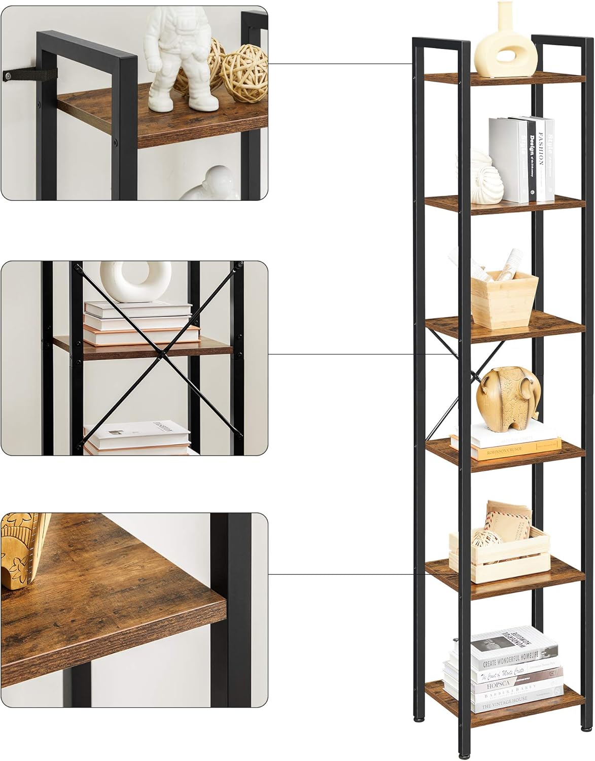 6-Tier Storage Shelving Unit K520333