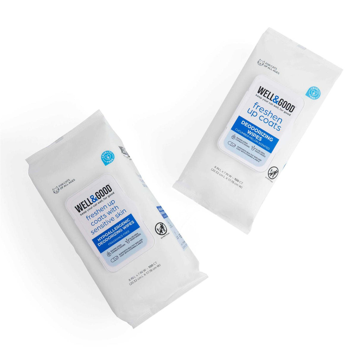 Unscented Hypoallergenic Cat Wipes J662