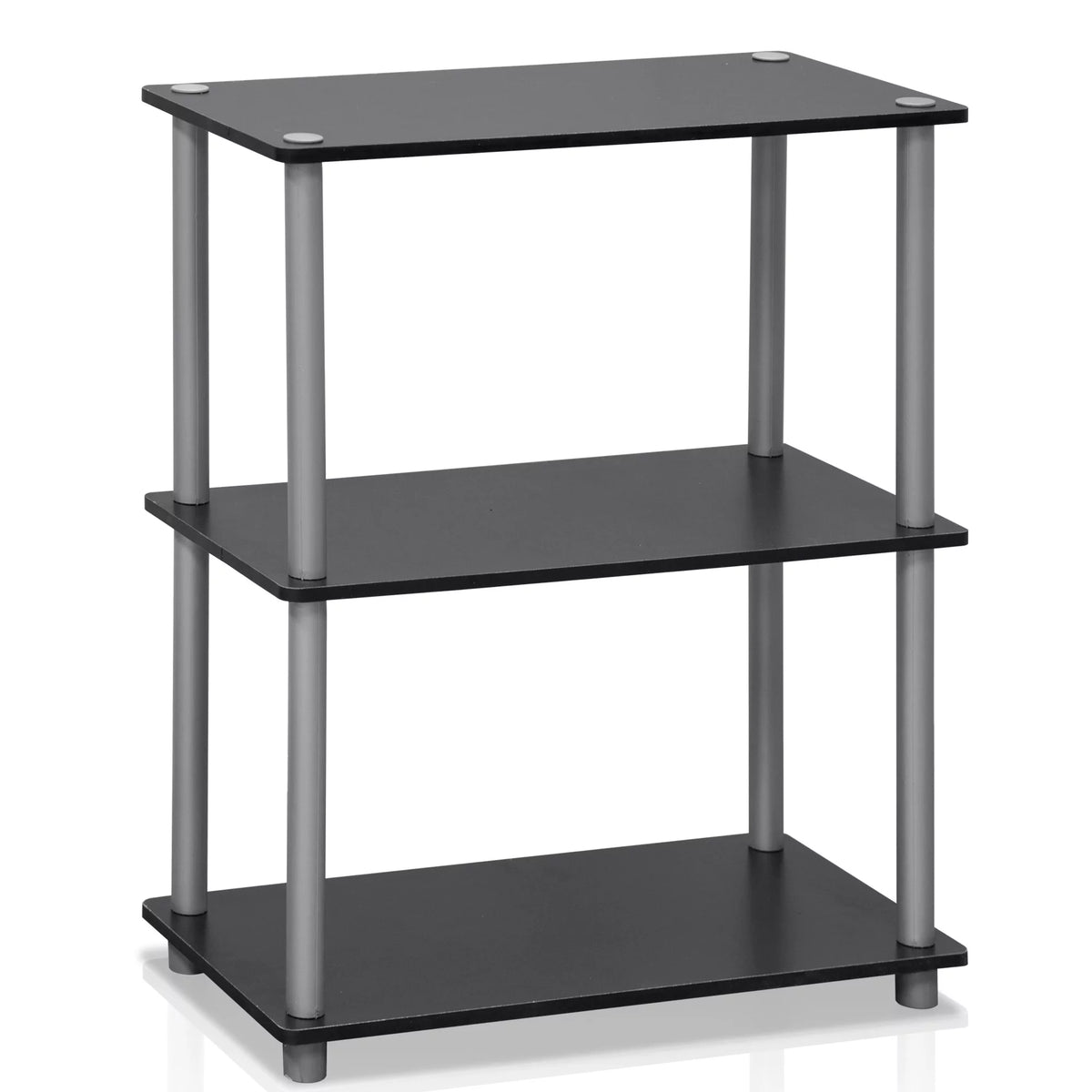 3-Tier Dark Cherry Shelf Display Rack Q3880