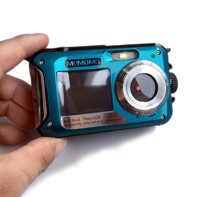 1080P 16x Zoom Waterproof Digital Camera with Dual-screens V184215