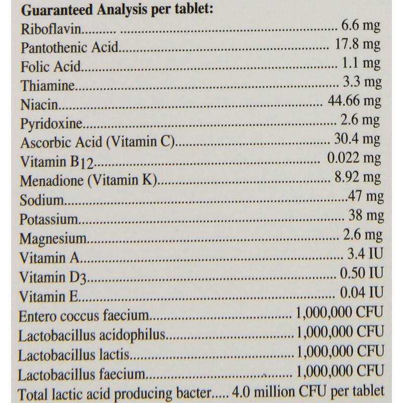 Pro-Biotic Tablets for Birds R684