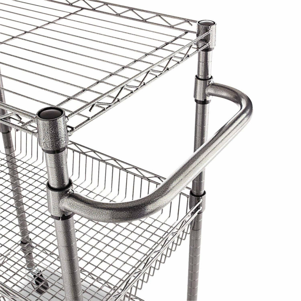 3-Tier Wire Rolling Cart A8689
