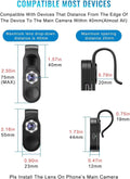 200X Mini Pocket Microscope with LED Light and Universal Clip B488488