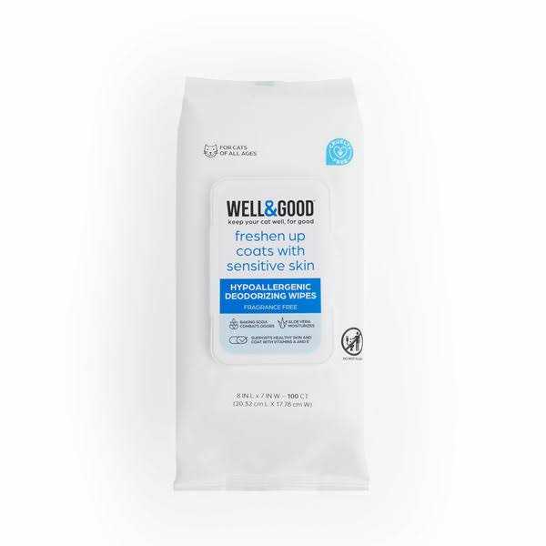 Unscented Hypoallergenic Cat Wipes J662