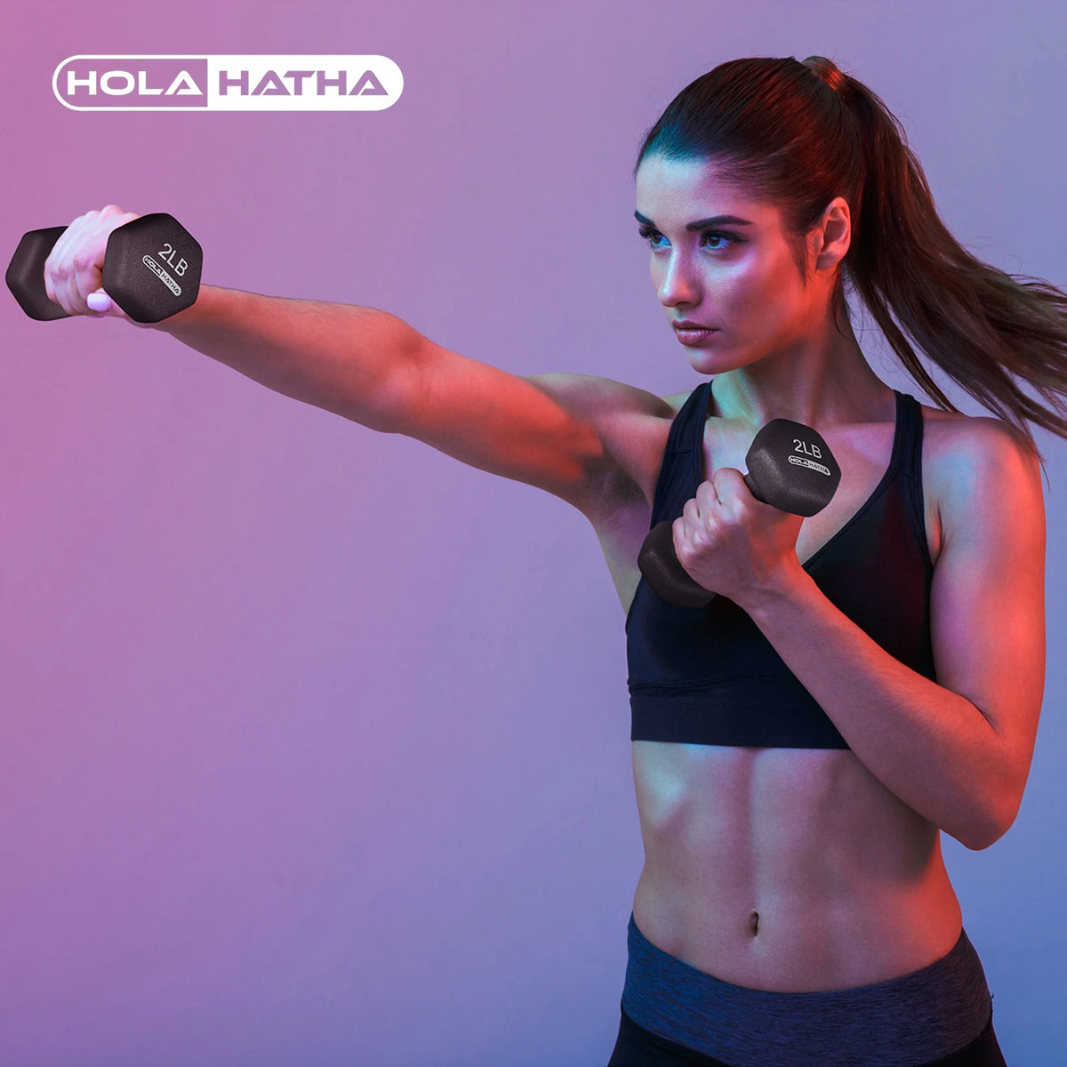 Neoprene Dumbbell Set with Rack K71505