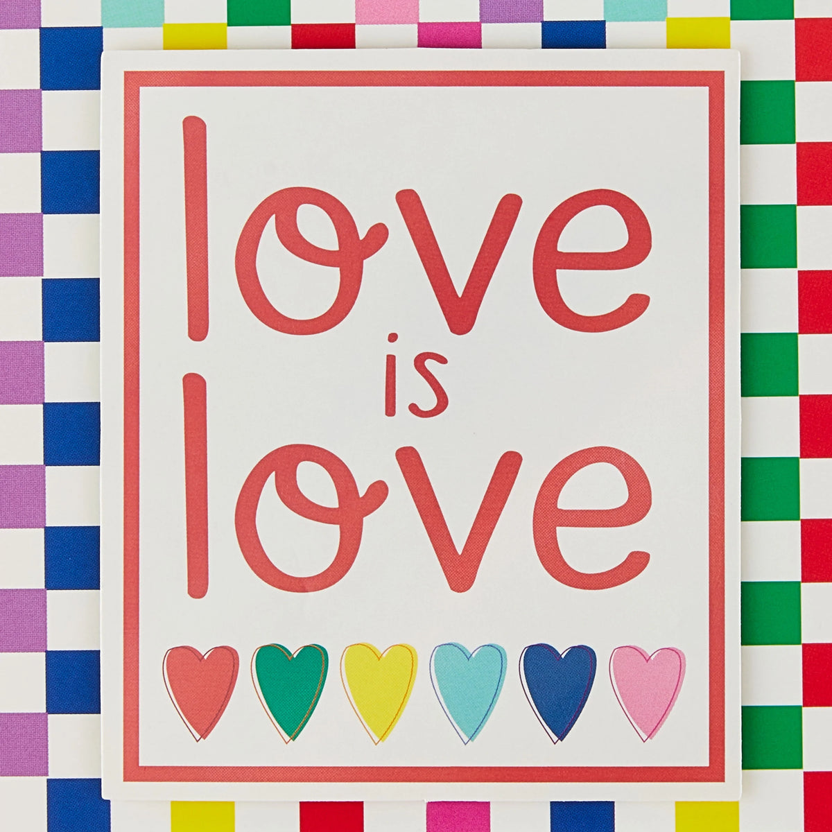 Valentine's Day Greeting Card, Multi-Color, 1 Count E258228