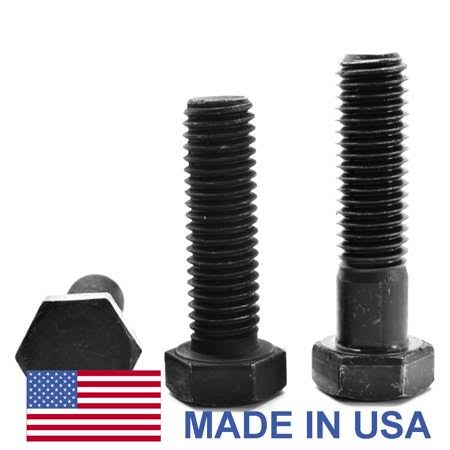 3/8 inch-24 x 4 inch Grade 8 Hex Cap Screw Alloy Steel Black Oxide Pk 50 V2591