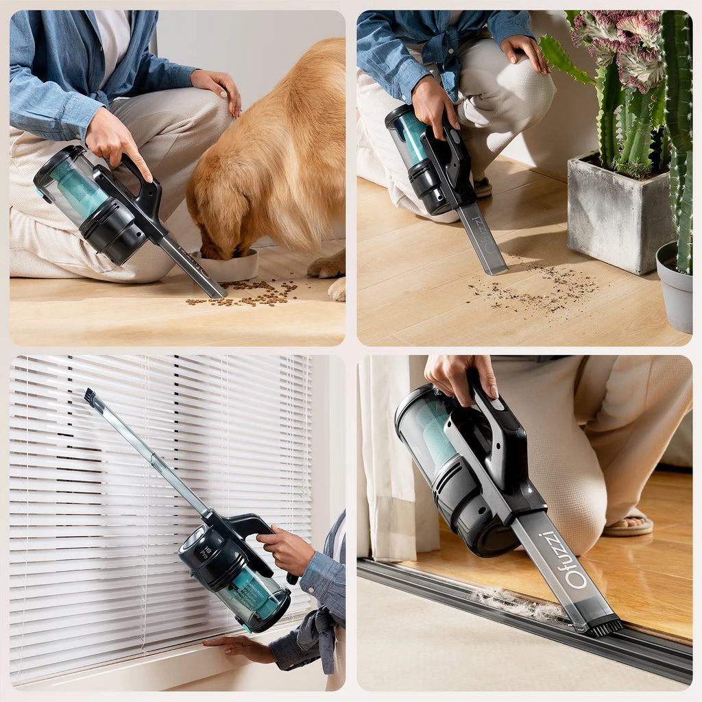 Handheld Vacuum Cleaner, 80000 RPM Quiet Motor 40AW/13kPa Turbo Suction, Black G7989