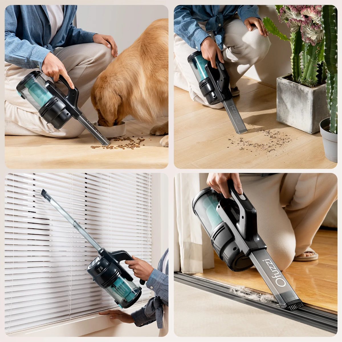 Handheld Vacuum Cleaner, 80000 RPM Quiet Motor 40AW/13kPa Turbo Suction, Black G7989