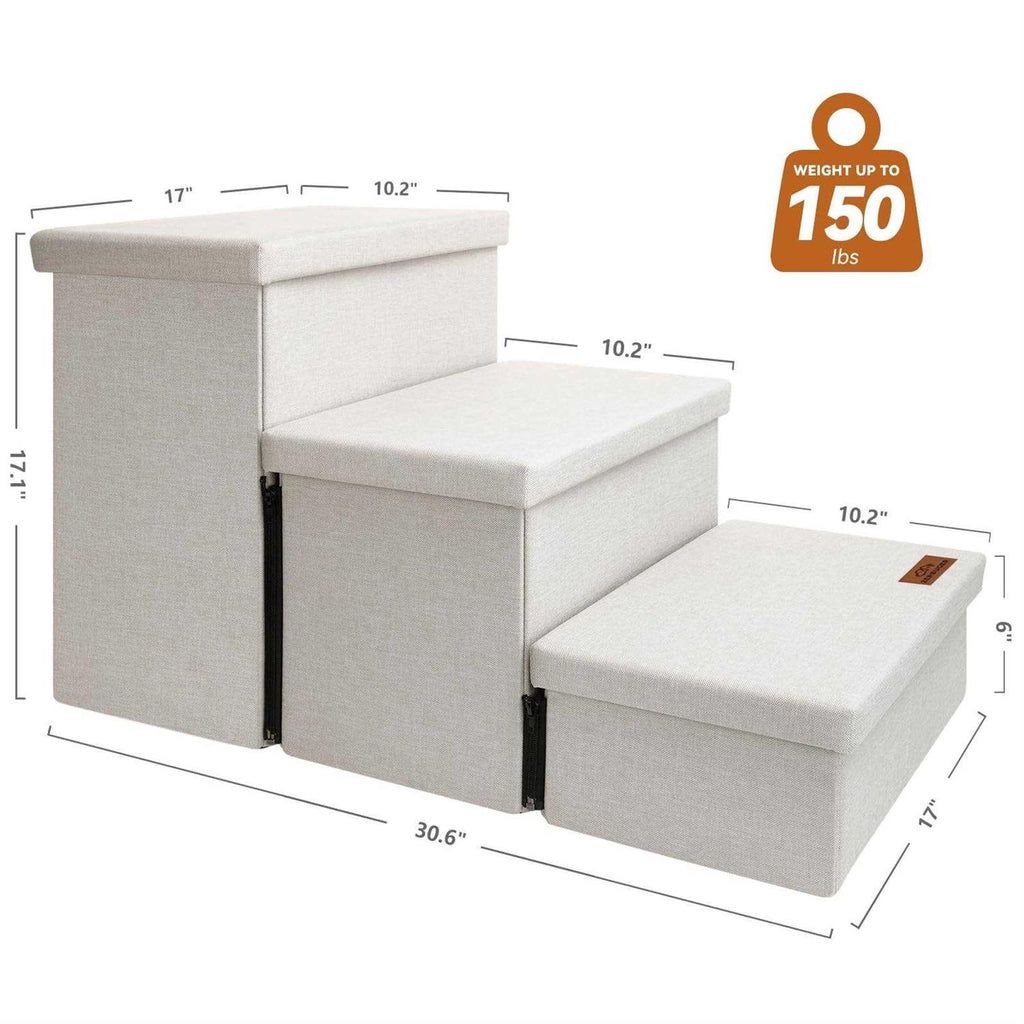 Foldable Dog Stairs with Storage Z20515