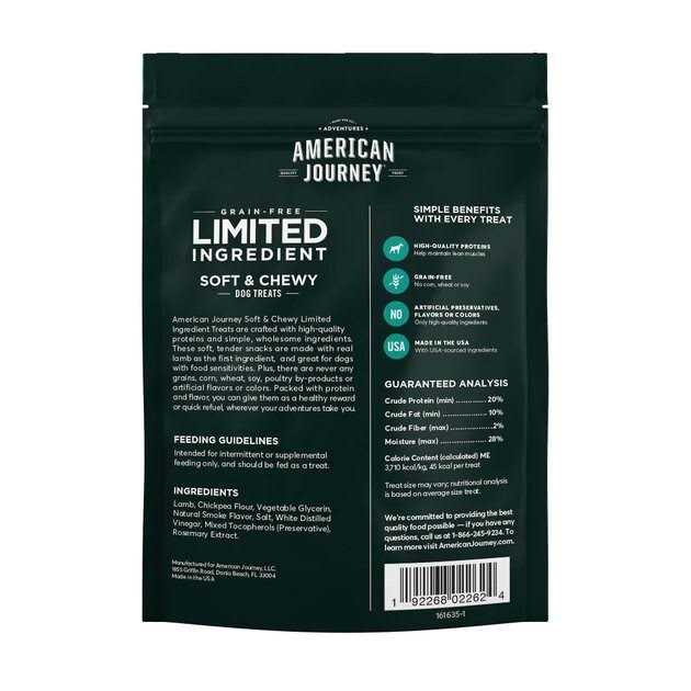 Limited Ingredient Grain-Free Soft & Chewy Dog Treats I722