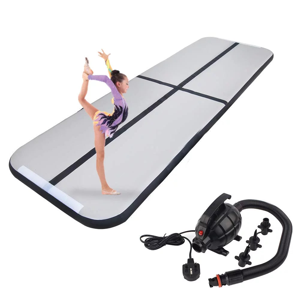 13ft Inflatable Gymnastics Tumbling Mat with Electric Air Pump L63977