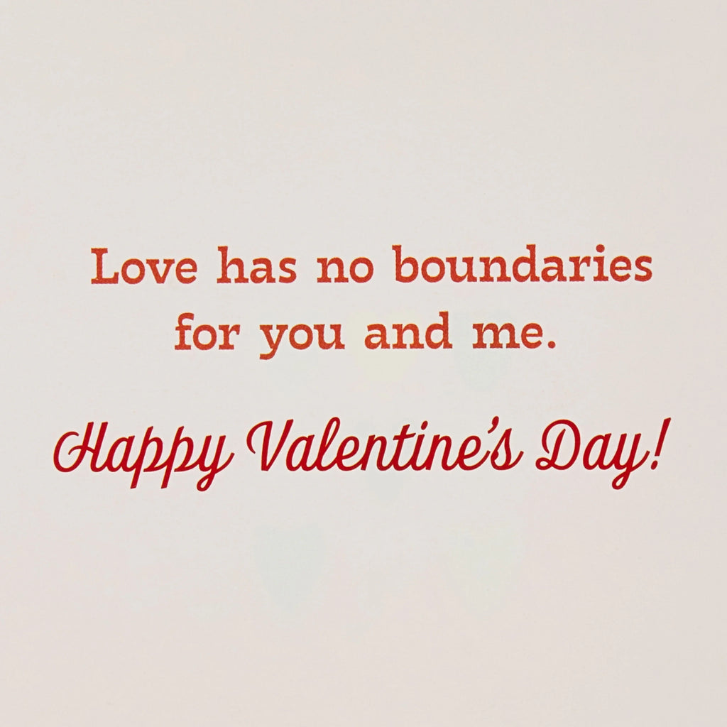 Valentine's Day Greeting Card, Multi-Color, 1 Count E258228