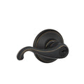 Aged Bronze Keyed Door Lever V918