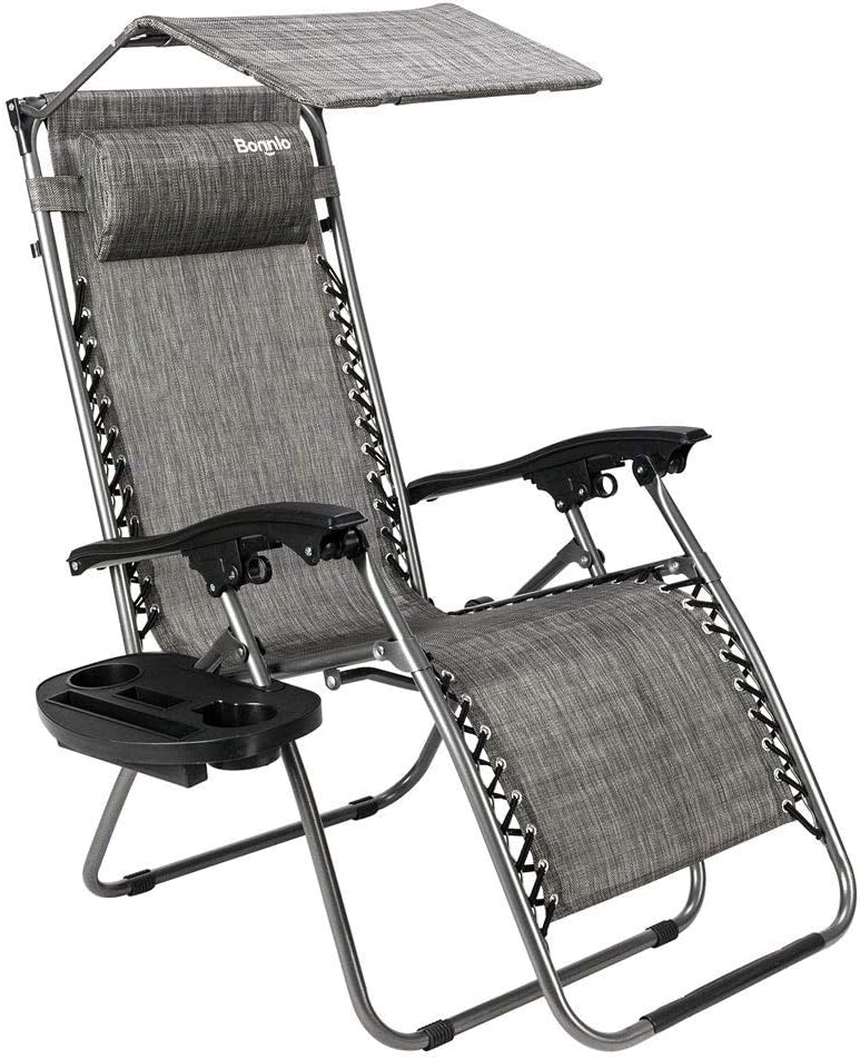 Zero Gravity Chair with Canopy and Cup Holder X19105