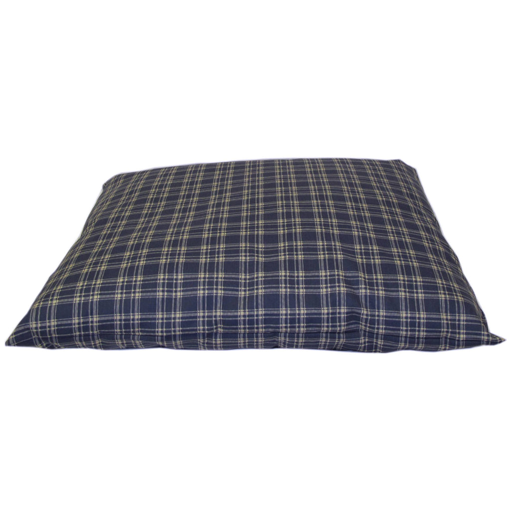 Large Blue Plaid Indoor/Outdoor Pet Bed H299310