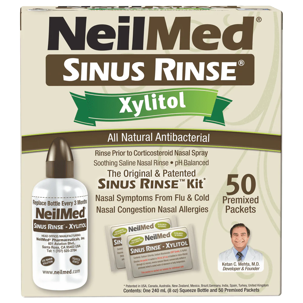 Sinus Rinse Kit with Xylitol, 50 count J47813
