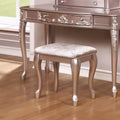 Metallic Lilac Vanity Stool U373553