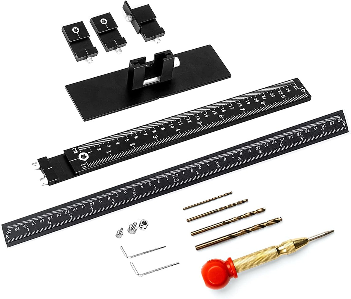 Cabinet Hardware Jig Tool Set Aluminum Alloy T4490