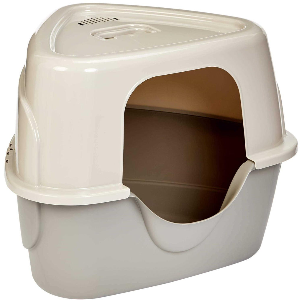 Hooded Corner Cat Litter Box H186239