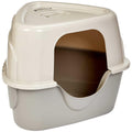 Hooded Corner Cat Litter Box H186239
