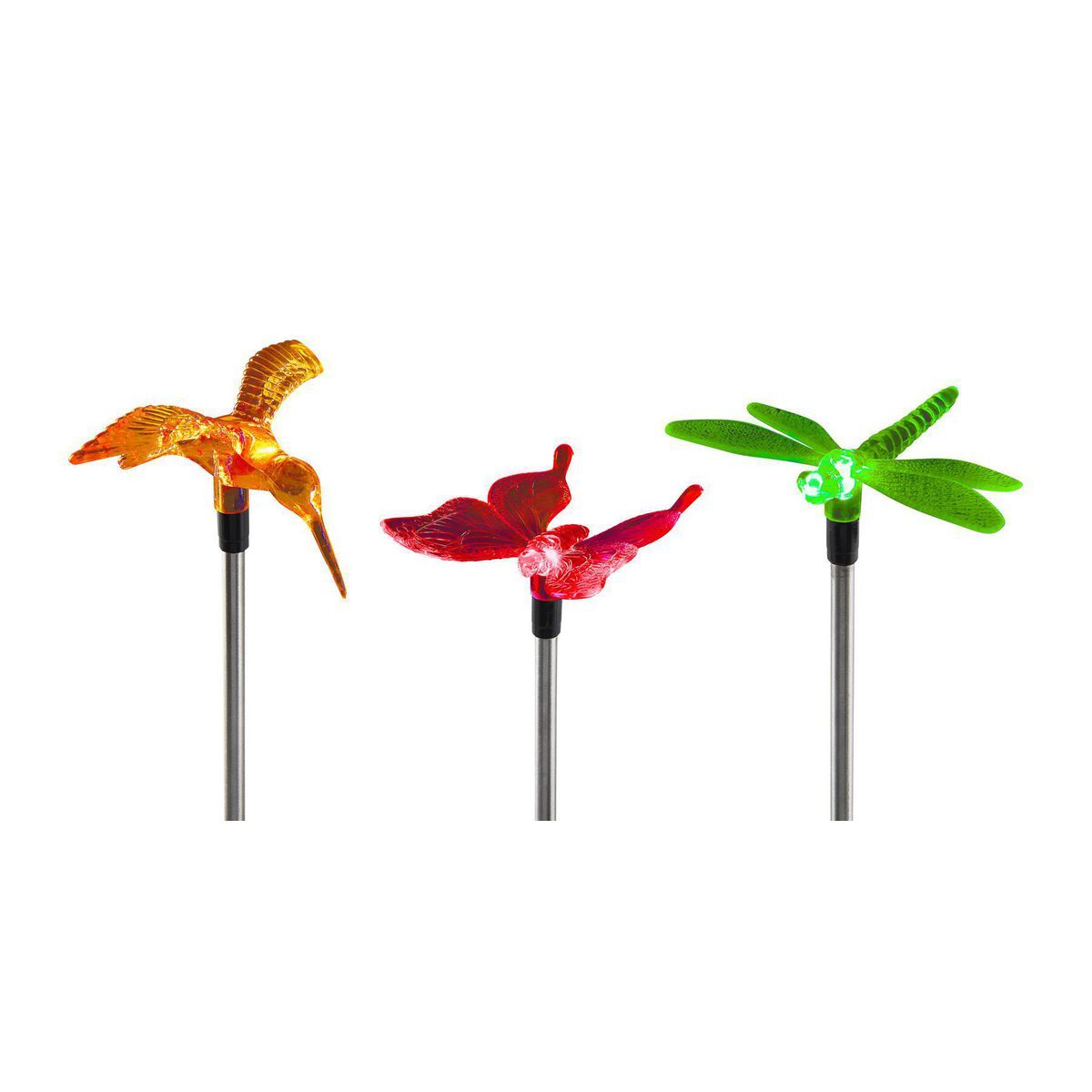 Solar LED Garden Decorative Lights 3-Pack F621969