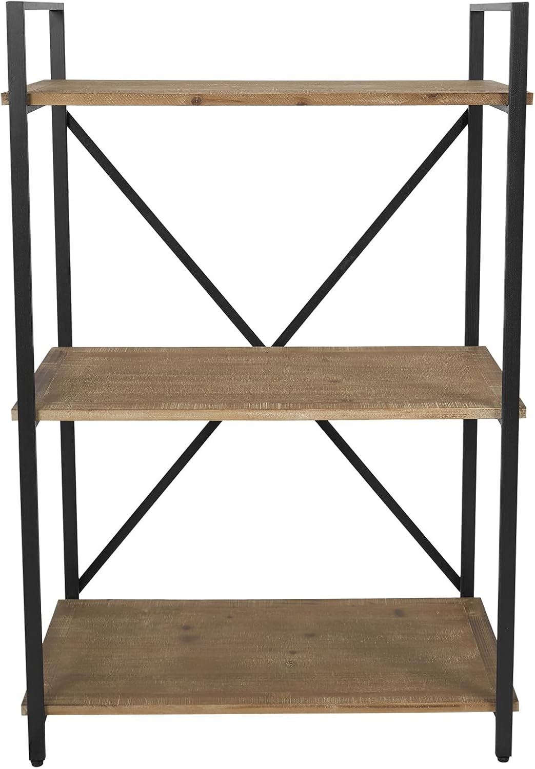 Solid Wood 3 Tier Small Bookshelf Storage Rack I4080