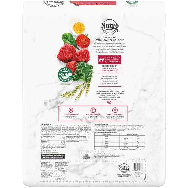 Adult Beef Rice Dry Dog Food W142451