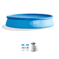 12ft x 30in Inflatable Swimming Pool with Filter Pump H1943