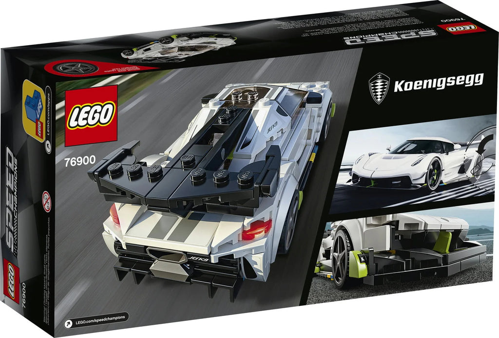 White Racing Car Building Set L322978