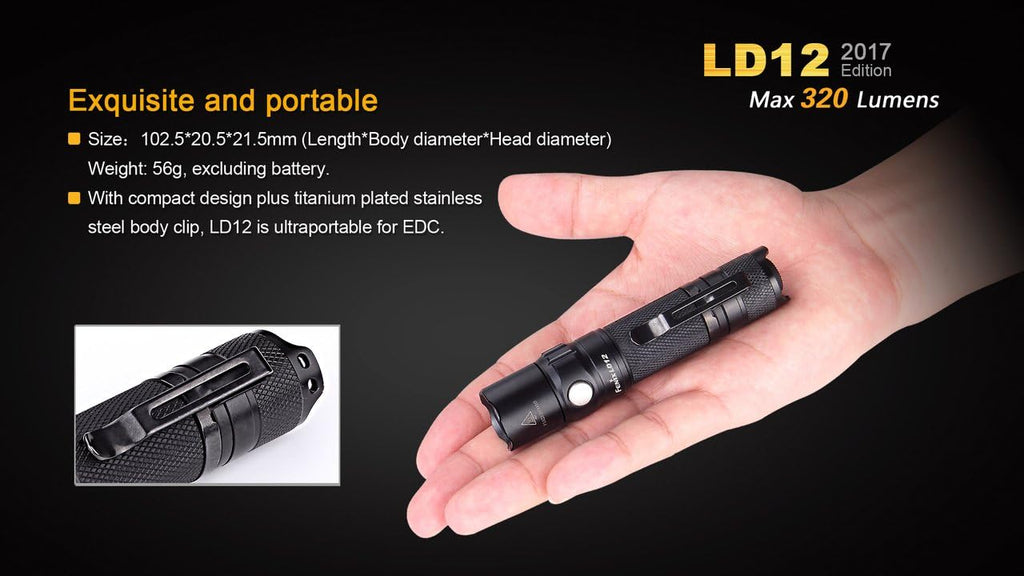 320 Lumen LED Tactical Flashlight K2049