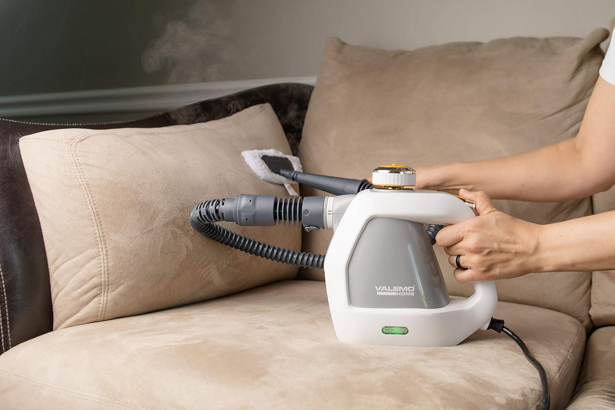 Handheld Steam Cleaner and Multipurpose Steamer White D738