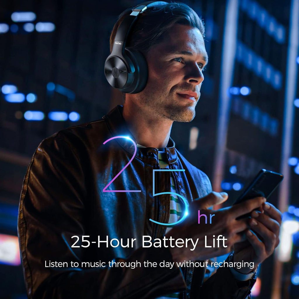 Active Noise Cancelling Wireless Wired Over Ear Headphones F5991