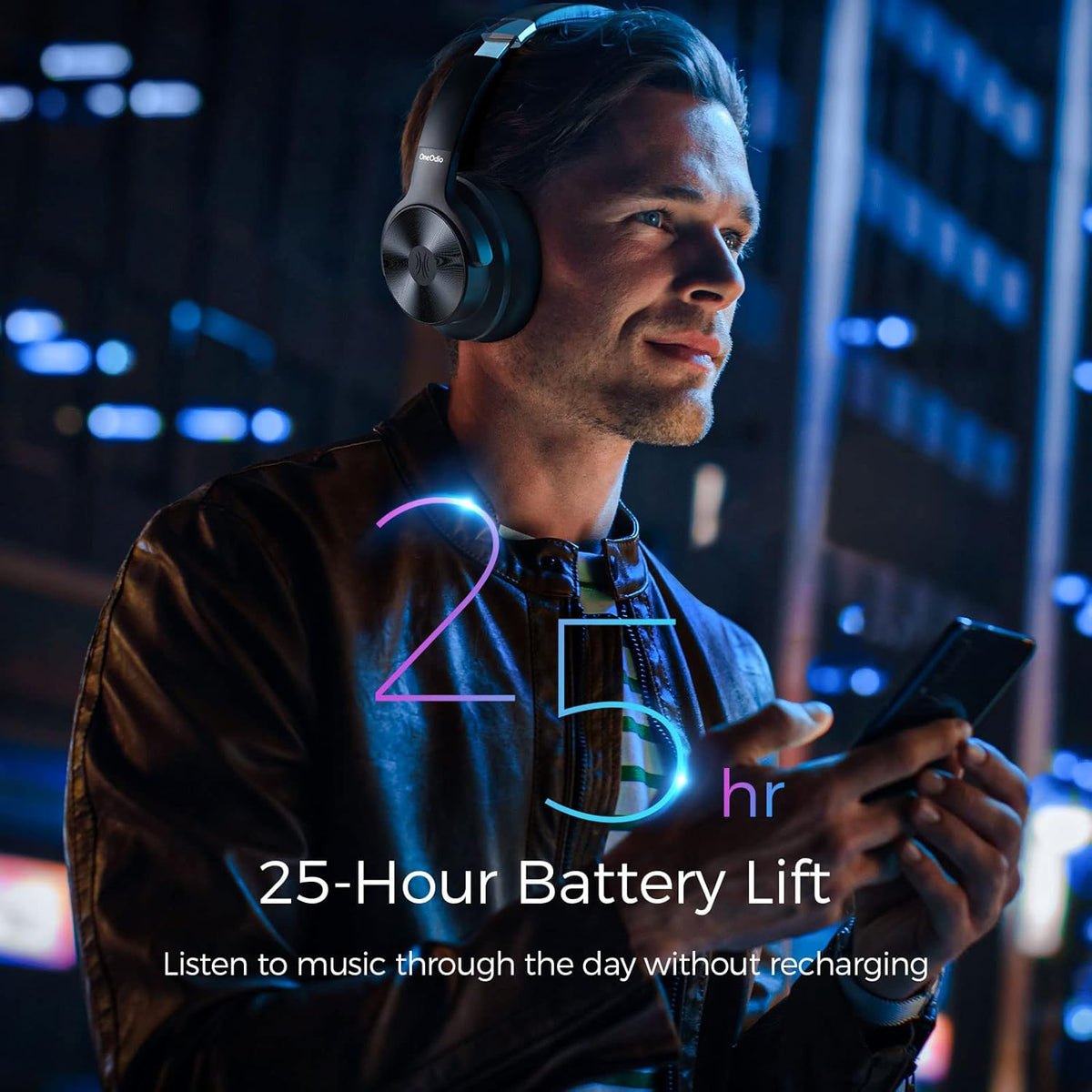 Active Noise Cancelling Wireless Wired Over Ear Headphones F5991