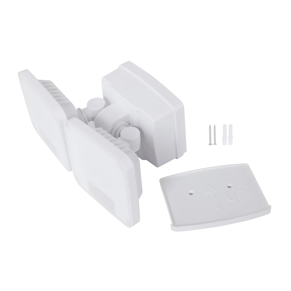 600 Lumen Dual Head LED Security Light D522