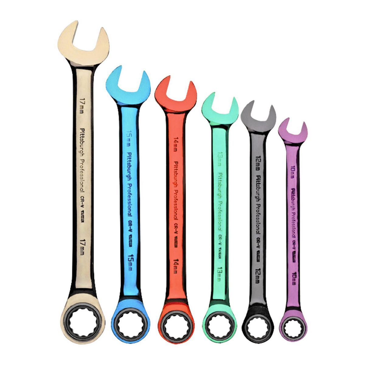 Ratcheting Combination Wrench Set, 6-Piece Z390