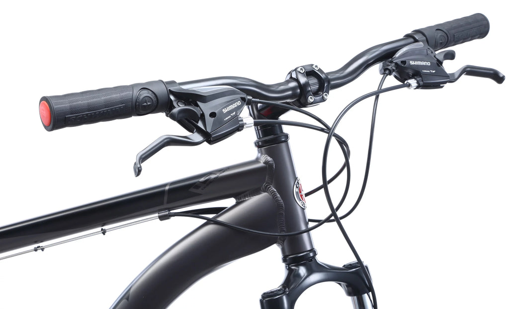 Hybrid Bike 700c Wheels 21 Speeds Mens Frame Grey X2274