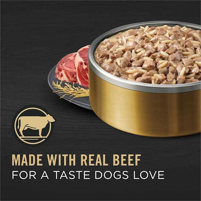 Senior Gravy Wet Dog Food Beef & Rice Entree Y52465
